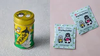 長野県のSuica利用駅拡大記念のSuicaのペンギンコラボ♪  【根元 八幡屋礒五郎 オリジナルゆず七味缶】と【ヤマとカワ珈琲店 オリジナル ブレンドコーヒー】が登場！