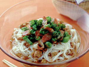 変わり納豆そうめん